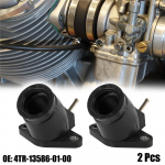 2x karbiuratoriaus angliavandenių įsiurbimo kolektoriaus antgaliai, skirti Yamaha V-Star 650 XVS650 1998-2016 m.