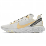 Nike React Element 55 Balti &Scaron;velniai Vaniliniai Sportbačiai BQ6166-101 41
