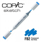 Marqueur &agrave; l'alcool Copic Sketch FB2 Fluorescent Dull Blue mėlyna