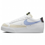 Nike Blazer žema platforma baltos ir kobalto laimės moteri&scaron;ki kedai Volt Juodi FJ0738-100 38.5 white