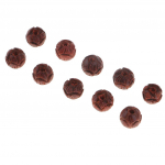 Sandalmedžio drožyba Lotus Round Wood Mara Beads Sapcer DIY Papuo&scaron;alai 6mm 6mm ruda