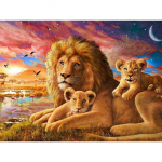 5D &bdquo;pasidaryk pats&ldquo; deimantinis paveikslas &bdquo;Liūtas&ldquo; &scaron;eimos siuvinėjimas mozaikos kryželiu kri&scaron;tolinio akmens dekoras 20X30CM