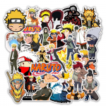 50 vnt/pak. Naruto Sasuke lipdukai Anime animaciniai filmukai automobilinis motociklas telefonas kelioninis bagažas vežimėlis ne&scaron;iojamasis kompiuteris kompiuterinis lipdukas žaislas 50PCS