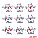 10 vnt/stal Didmeninė prekyba siuvinėjimo pleistras Lygintuvas ant pleistrų drabužių pleistrai ant drabužių Striukės Dekoro aplikacijos Siuvimo reikmenys