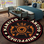 Animacinis filmas Naruto apvalus kilimas svetainei vaikams Kilimas grindų kilimėlis vonios kilimėlis Miegamojo kilimas vaikų kambario durų kilimėlis 60cm