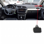 Skirtas VW Tiguan MK2 2017 2018 m. automobilio priekinio prietaisų skydelio oro kondicionieriaus i&scaron;leidimo angos oro kondicionavimo angų skirtuko spaustukas 1pc right side black