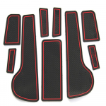 9 vnt. Automobilio stiliaus interjero neslystantis kilimėlis Durų griovelio pagalvėlė Guminis kilimėlis Tinka Chevrolet Cruze Sedan Hečbekui mėlyna