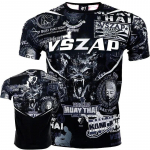 Nauji vasaros 3D Muay Thai marginti mar&scaron;kinėliai Vyrams Vaikai Madingi BJJ Sportiniai mar&scaron;kinėliai Unisex Sporto salė Greitai džiūstantys drabužiai VSZAP Top Tee M