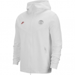 Nike vienos spalvos su užtrauktuku gobtuvas Vyri&scaron;kas gobtuvas Baltas CI2131-104 XXL