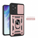 Skirtas Samsung Galaxy A14 A34 A54 dėklui Magnetinis automobilio laikiklio žiedas, atsparus smūgiams &scaron;arvinis telefono dėklas, skirtas Samsung A14 A 34 54 14A galinis dangtelis For Galaxy A34 5G raudona
