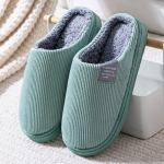&Scaron;iltos neslystančios medvilninės &scaron;lepetės poroms, skirtos naudoti namuose Size 40-41 (for 39-40 foot)