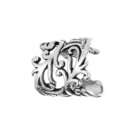 1 vnt. Retro metaliniai lapai Ausies kremzlės segtukas Auskarai Senovinio / Sidabro spalvos Neįverti ausų manžetai Moterims Earcuff Papuo&scaron;alai