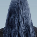 Moremo keratinas mažiau pažeistiems plaukams dažai pelenų mėlyni (nudažytas) Less damaging hair color ashable gray