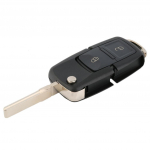 2 3 mygtukų apverčiamas automobilio raktų dėklas, skirtas VW Golf 4 5 MK6 Passat B5 B6 Polo Touran, skirtas Skoda Seat automobilio raktų pakabukas su a&scaron;menimis