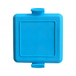 Mikrobangų krosnelės skrudintuvo sumu&scaron;tinių keptuvė Laiką taupanti mikrobangų krosnelėje naudojama skrudintuvo sumu&scaron;tinių keptuvė Mikrobangų krosnelės pusryčių aparatas desertiniams sumu&scaron;tiniams, pusryčiams mėlyna