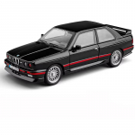 1/24 mastelio 1988 m. BMW M3 IM3 lydinio mastelio automobilio modelis lietas metalinis miniatiūrinis automobilis garsas ir &scaron;viesa klasikinių automobilių kolekcija vaiki&scaron;kas žaislinis automobilis transporto priemonė juoda