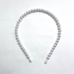 Nuotakos perlinis galvos apdangalas: 6 mm ir 8 mm perlai, eleganti&scaron;kas plaukų aksesuaras moterims