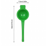 Rankinė sulčiaspaudė Citrusinių vaisių citrinų spaudyklė Vaisių sulčiaspaudė Laimo spauda Rankinė citrinų sulčių spaudė Virtuvės įrankiai Galima plauti indaplovėje Yellow 1PCS