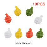 5/10/20 vnt. silikono nyk&scaron;čio sieninis kabliukas, kabelio spaustukas, vielos stalo organizatorius, &scaron;epečio laikymo sienos lipdukas, naudingi daiktai namams 5PCS