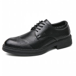 Vasaros vyri&scaron;ki batai Juodi odiniai formalūs batai vyrams Oxfords Vyri&scaron;ki vestuvių vakarėlio biuro verslo batų vyras zapatos de hombre 45 juoda