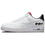 Air Force 1 07 LV8 3 Peace Love Nike Vyri&scaron;ki sportbačiai Balti University-Red DM8148-100 40.5