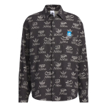 Adidas Originals Miesto Skate Atsitiktiniai Mados Laisvi Ilgomis Rankovėmis Mar&scaron;kiniai Vyri&scaron;ki mar&scaron;kiniai Tamsiai Džinsiniai Juodi Balti JN1663 M gray