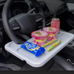 Ne&scaron;iojamas automobilinis ne&scaron;iojamojo kompiuterio stalas tvirtinamas stovas valgyti dirbti automobilio vairo valgomojo stalo laikiklis gėrimų maisto kavos padėklas lentelė