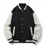 Beisbolo striukė Vyri&scaron;ka striukė su padidinta apykakle ir laisvai prigludusi gatvės striukė XXXXL