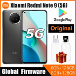 Originalus Xiaomi Redmi Note 9 5G 8GB 256GB mobilusis telefonas 5000mAh didelė baterija 6,53 colio 48 mln. pikselių 5G i&scaron;manusis telefonas Globalus ROM 6GB 128GB
