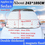 Apsauga nuo saulės uždangalas automobilio priekiniam stiklui nuo sniego ir saulės, vandeniui atsparus apsauginis automobilio magnetinis uždangalas, automobilio priekinio stiklo uždangalas