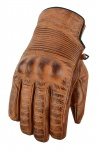 Ruda va&scaron;kuota oda motociklo pir&scaron;tinė i&scaron; karvės odos elastinga Classic Distressed XXL ruda