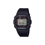 Casio SKAITMENINIS 200m Vandeniui atsparus Kvarcinis Mechanizmas Dervos Dirželis Laikrodis Unisex Pilkas Ciferblatas DW-5000R-1APR Gray Dial black