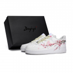 Nike Air Force 1 Riedlentės Batai Unisex Žemi Balti/Rožiniai CW2288-111(Team80-S-BOX) 36.5