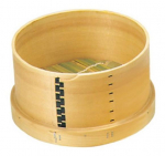 Hinoki garų krep&scaron;elis japoni&scaron;kiems ryžiams 27cm (Japoninis kiparisas) viryklė, &scaron;viesiai ruda spalva