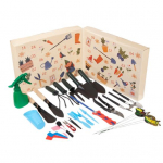 Advento kalendorius Sodo įrankių rinkinys 24 dienos Lauko sodinimo įrankiai sukulentams prižiūrėti Kalėdinė dovana augalų mylėtojams A