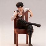 19cm Anime Attack on Titan figūrėlės Levi Ackerman figūrėlė Sėdimos pozos modelis Žaislai I&scaron;ankstinis pardavimas Statulėlė GK Figūrėlė Ornamentas Dovanos