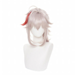 Kazuha Cosplay perukas Genshin Impact 46cm trumpų plaukų Anime Cosplay Helovino kar&scaron;čiui atsparūs sintetiniai perukai