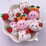 10 vnt. rankomis dažytos dervos &bdquo;Kawaii&ldquo; spalvingos triu&scaron;io akmens figūrėlės &bdquo;Pasidaryk pats&ldquo; dekoro namų aksesuarai, amatai