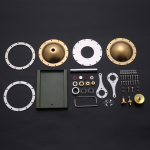 Kar&scaron;to oro Stirlingo variklio variklio modelis, &bdquo;pasidaryk pats&ldquo; nesurinkta garais skraidanti lėk&scaron;tė viso metalo fizikos mokslo eksperimento žaislas a kit