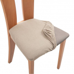 Neper&scaron;lampamas kėdės užvalkalas Polar Fleece Stretch Cushion Valgomojo Kėdės Dėklas Lengvai Sumontuojamas Baldų Apsauga 1 vnt Namų dekoras 1 pc