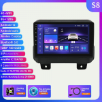 2 din Android Autoradio, skirtas JEEP Wrangler JL 2018 2019 2020 2021 Gladiator Car Radio Multimedijos vaizdo grotuvas GPS Navi Carplay 4G i&scaron;manusis ekranas S8 8Core 8G 128G AI