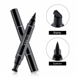 2 in 1 Wings Stamp Eyeliner Pen Double Head Seal Akių pie&scaron;tukas Lazy Man Du viename Wing Seal Akių pie&scaron;tukas Skystas ra&scaron;iklis Makiažo Kosmetika 1 PC juoda