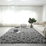 160X230CM Didelio dydžio pliu&scaron;inis kailinis kilimas Pūkuotas Mink&scaron;tas Velvet Shaggy Kilimas Miegamojo dekoras Modernus namų grindų kilimėlis Vaikų kambario dekoras 160x230cm/78.7x90.5inch