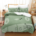 &bdquo;Miyazaki Hayao Spirited Away&ldquo; patalynės komplektas Antklodė studija &bdquo;Ghibli Totoro&ldquo; Antklodės Užvalkalas Patalynė patalynė Vaikų Vaiki&scaron;ka Lova berniukui 150x200cm 3pcs