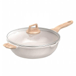 12,5 colio neprideganti gili keptuvė su dangčiu, indukciniai indai, neprideganti keptuvė virtuvės keptuvė be PFOA