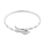 Sidabrinė apyrankė su kubiniu cirkoniu, gaminio svoris 17,83 g (2151203) 18cm