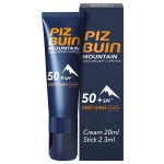 Piz Buin Mountain SPF50 apsauginis kremas nuo saulės + lūpų dažai 20 + 2.3