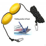 1 Set canoe and kayak Anchor Float Rope Buoy Buoyant Accessories w/ Clip & Nylon Cord Length