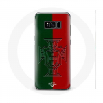 Coque Samsung Galaxy S8 portugal logo vert et rouge