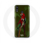 Coque pour Huawei P20 Lite Pionus Perroquet Rouge
